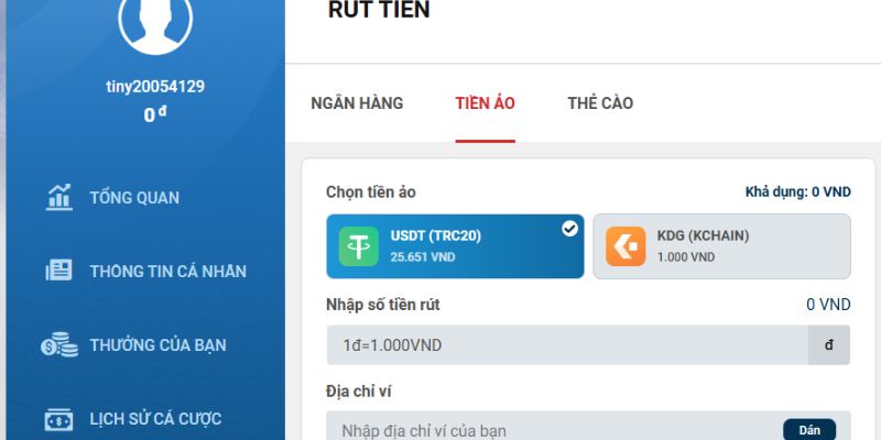 Bật mí quy trình rút tiền Sin88